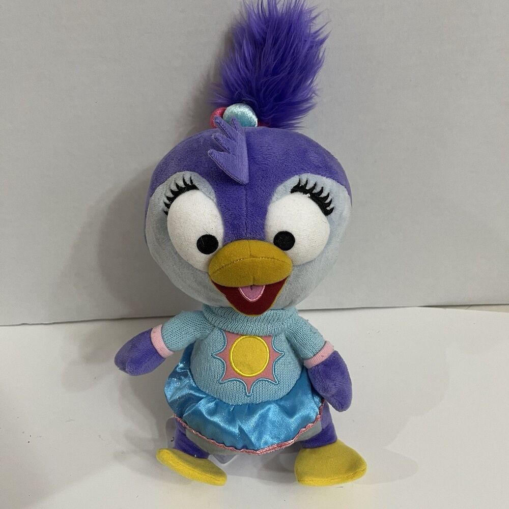 Disney Junior Muppet Babies Summer Penguin Plush 10" Purple Stuffed Animal